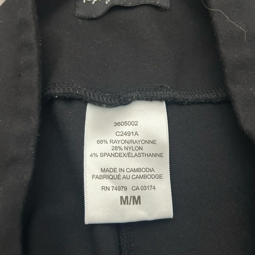 🌼 Parasuco Black Moto leggings Medium - Picture 3 of 5
